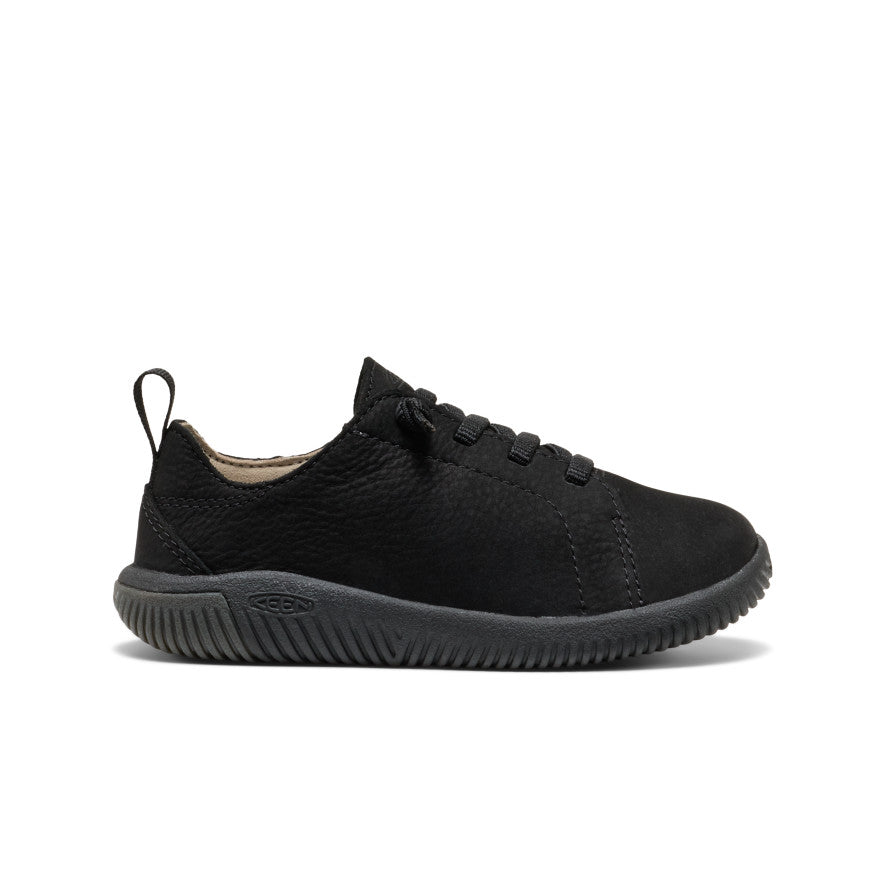 Little Kids' KNX Leather Sneaker | Triple Black