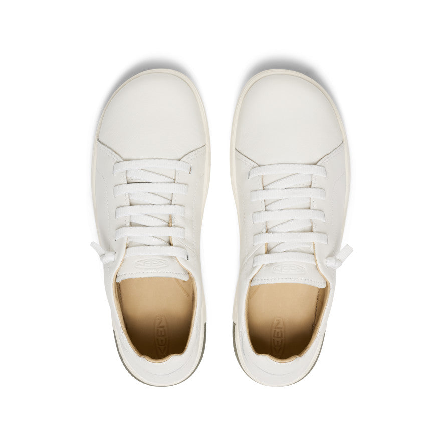 Men's KNX Leather Sneaker | Star White/Star White - Image 4