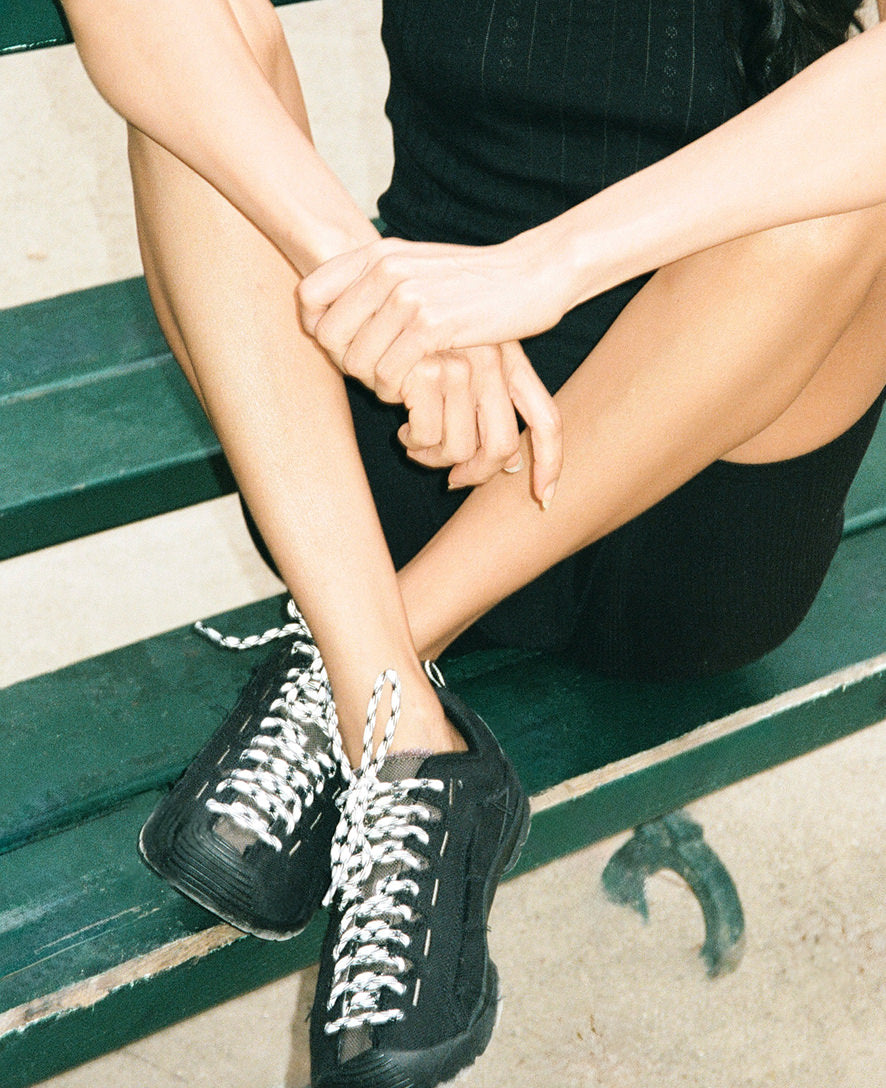 Women's Jasper Split Skall Studio Sneaker | Skall Black - Image 8