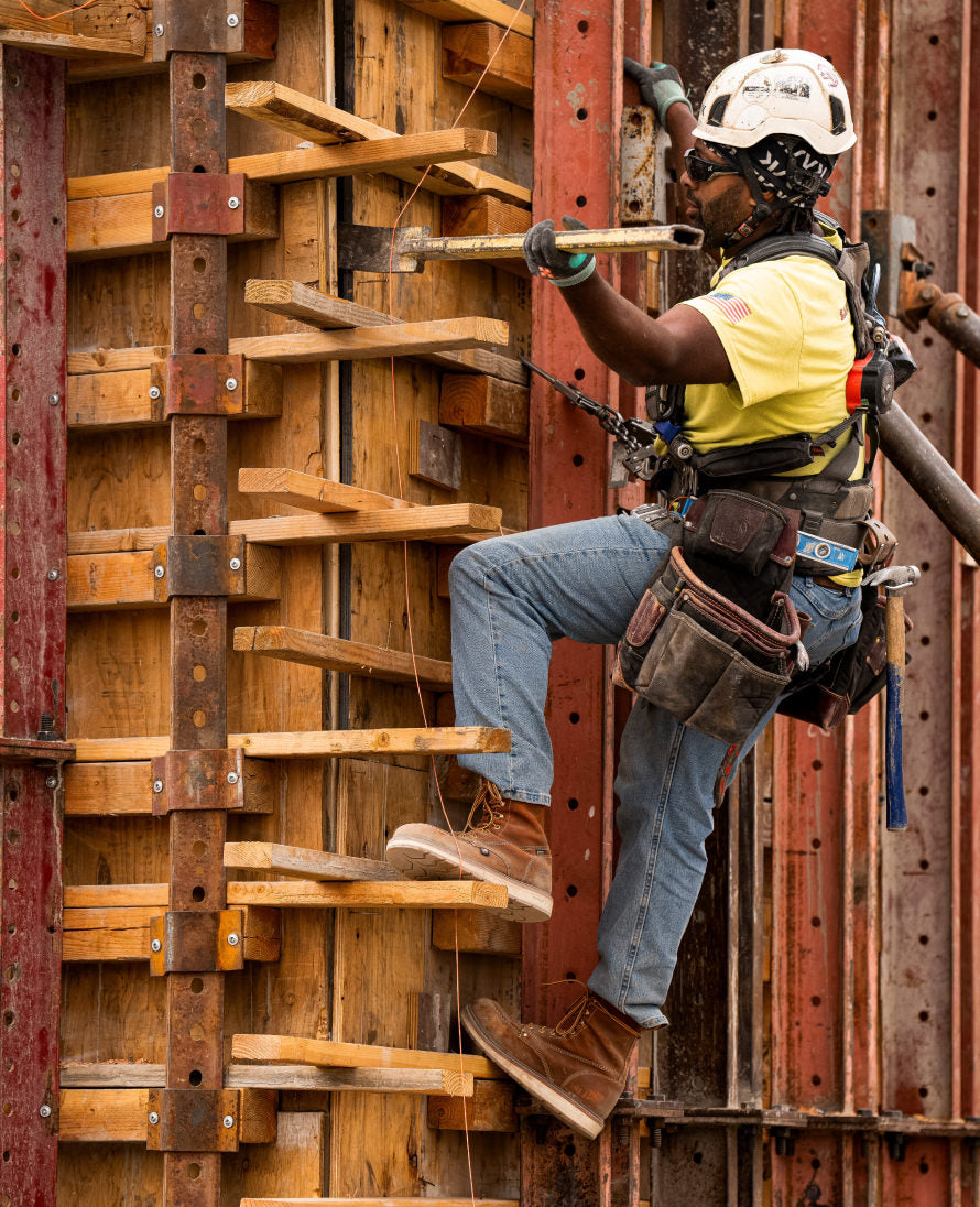 Men's Liberty 8 Waterproof Boot (Soft Toe) | Leather Brown/Birch - Image 8