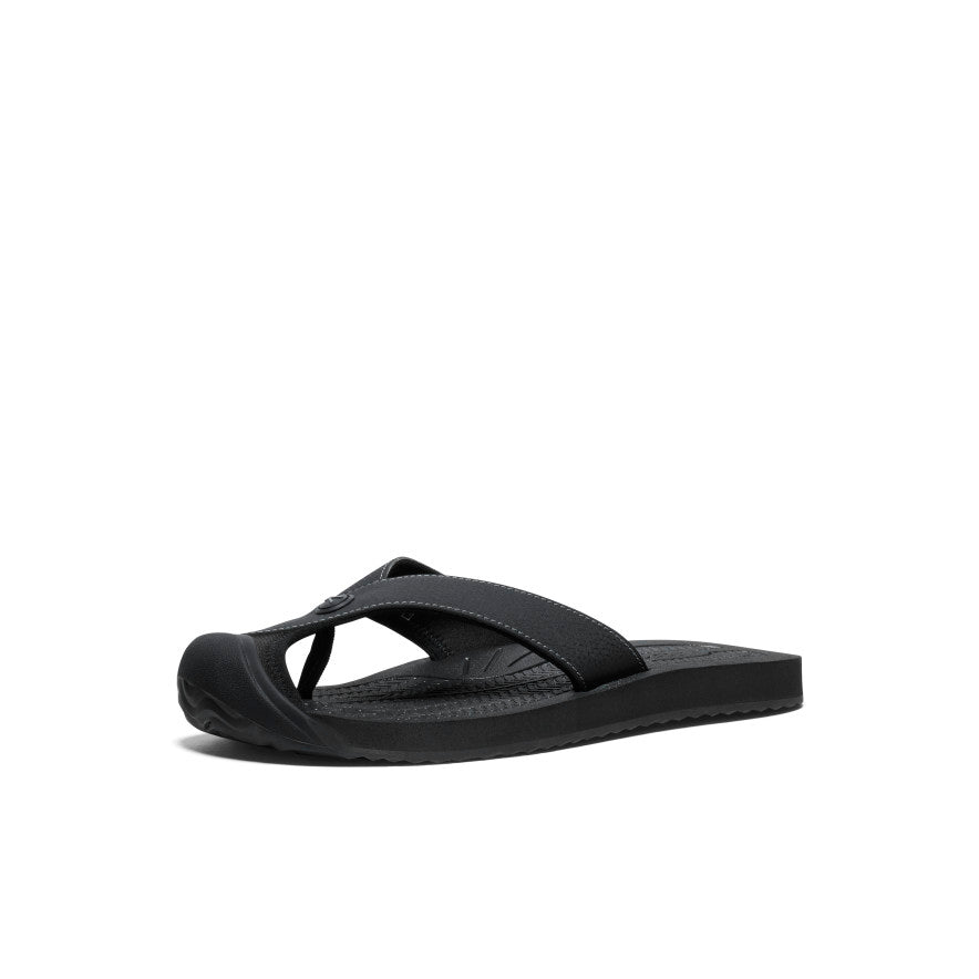 Men's Barbados Flip-Flop | Black/Steel Grey - Image 3